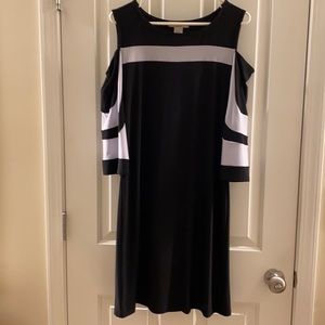 Open shoulder dress